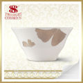 Wholesale royal bone china ware, ceramic decal rice bowl